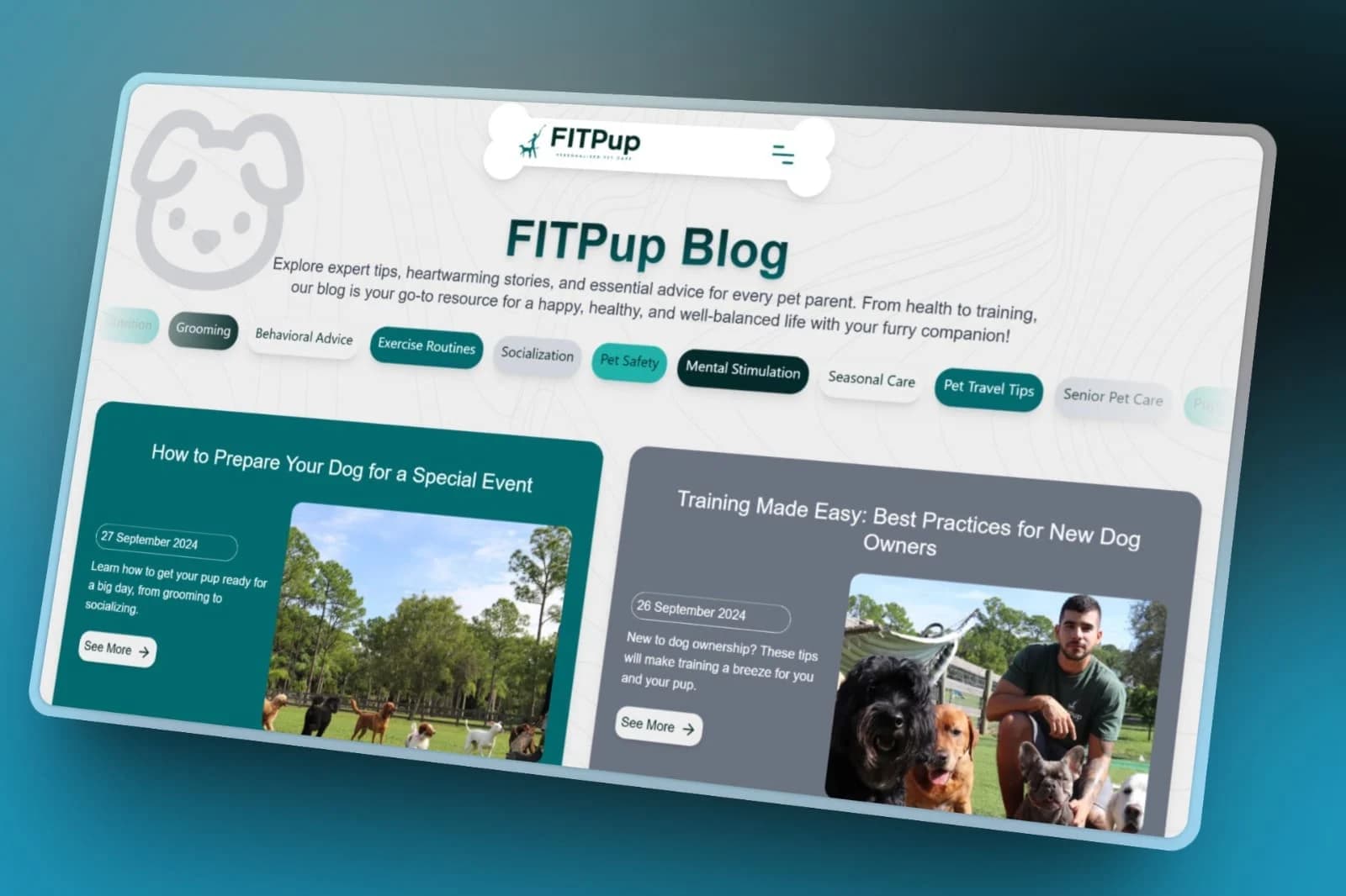 Personalized Pet Care Services