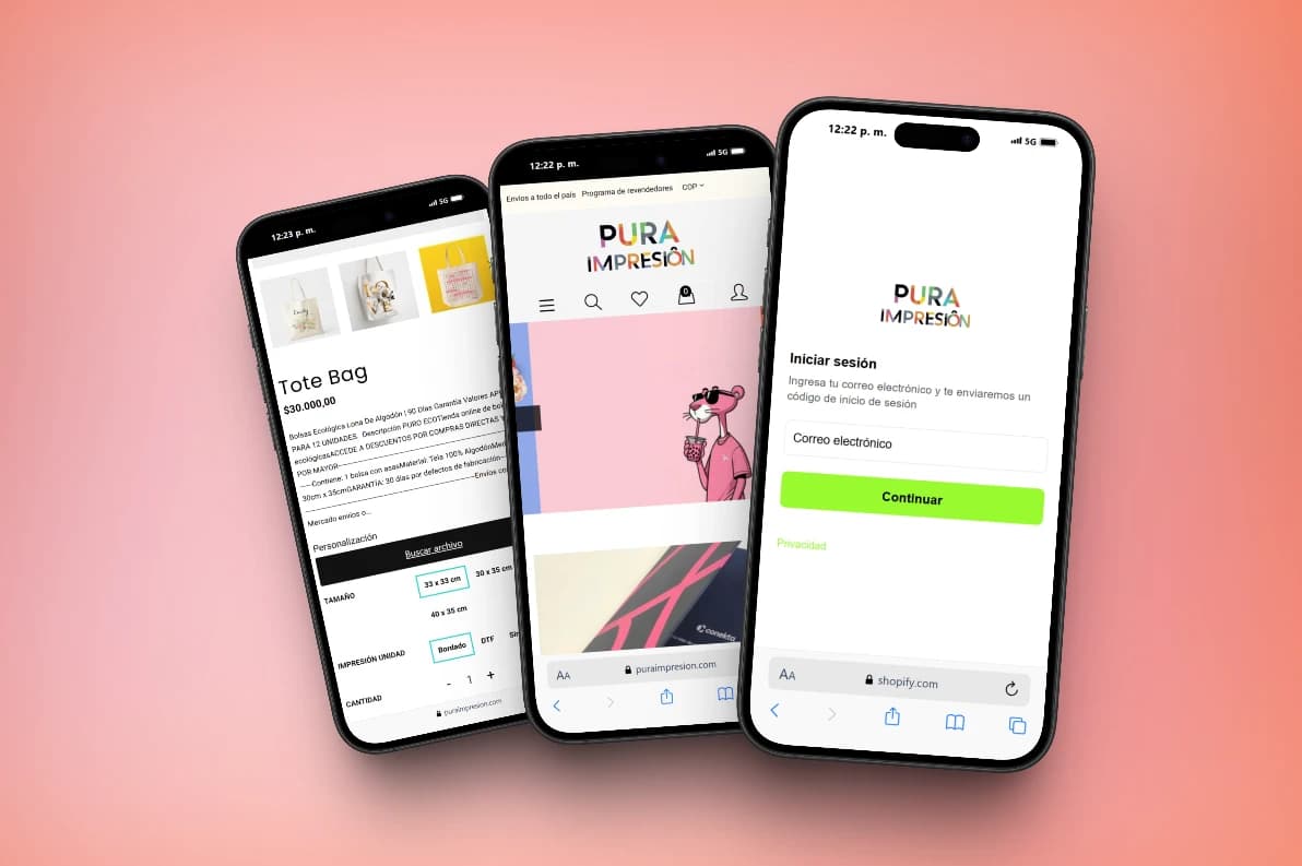 E-commerce Store Focused on Printing, Design, and Creation